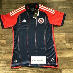Adidas New England Revolution 24/25 Jersey Men's MEDIUM Slim Fit Home Soccer